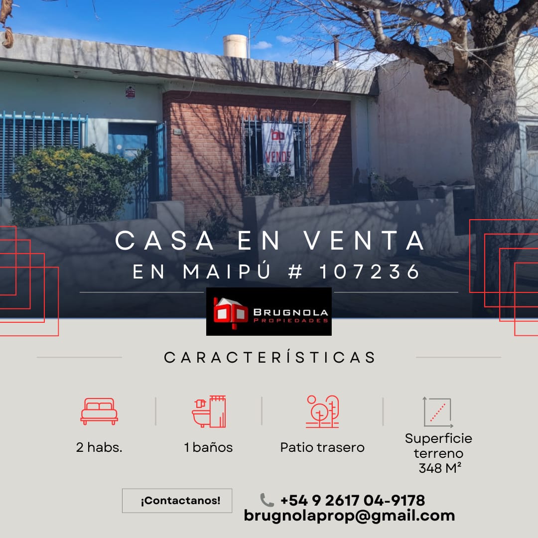 Casa en Venta -Maipú – #107236
