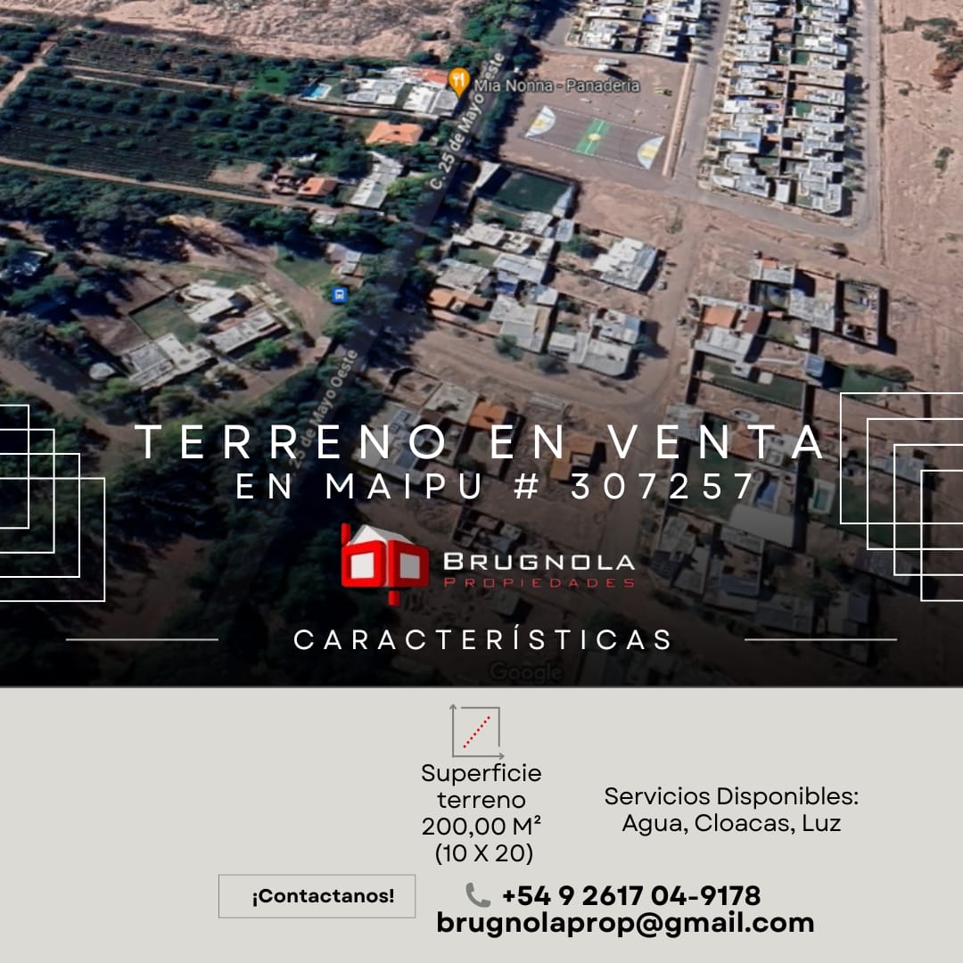 Terreno en Venta en Maipú #307257